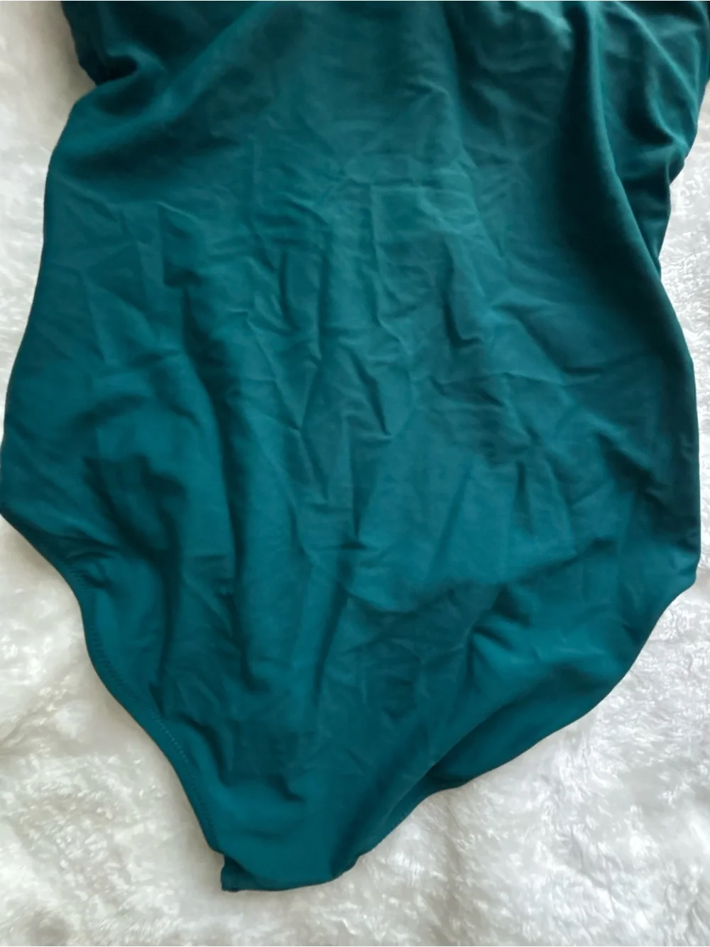 Blooming Jelly Size M Women’s Teal Mesh Detail Tummy Control One-Piece Swimsuit